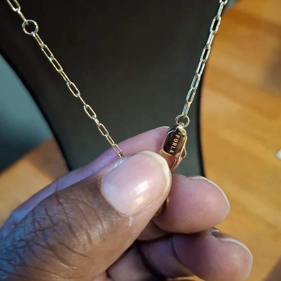 Furla Arch Pearl Necklace With Dustbag and Box Full Inclusion NWT - Picture 10 of 13